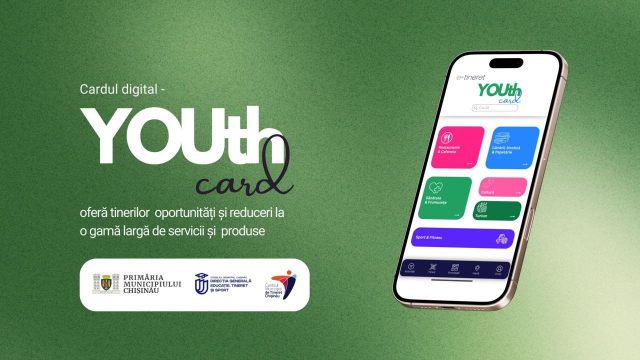 Cardul digital Youth Card, cu oportunități și reduceri la o gamă largă de servicii și produse 